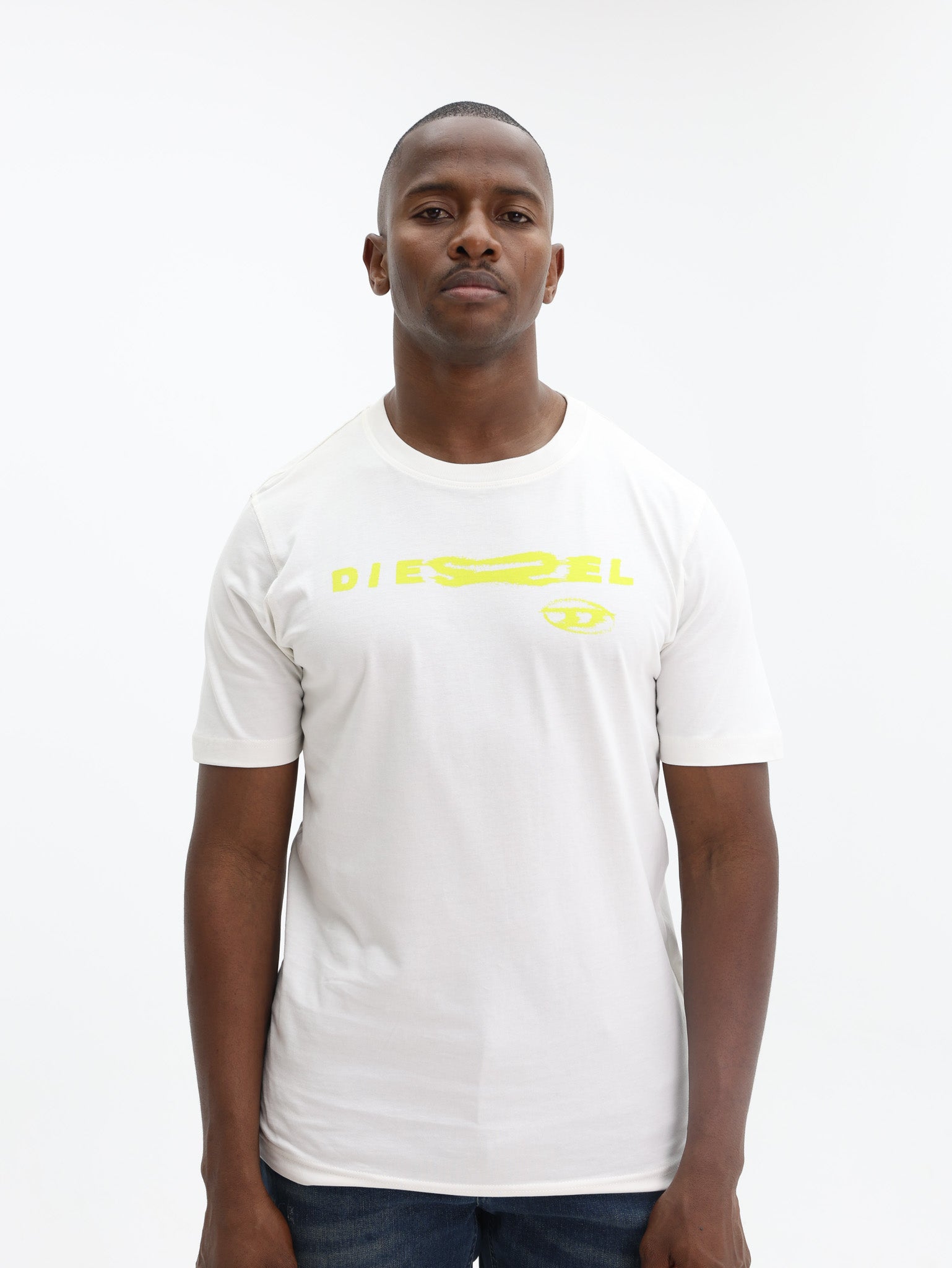 Diesel T-Shirt T-Just Chest Logo White